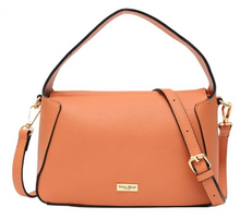 Load image into Gallery viewer, Whitney Coral Vegan Leather Handbag