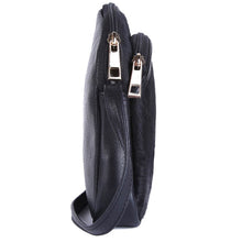 Load image into Gallery viewer, Zane Black Saddle & Style Crossbody