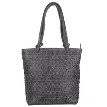 Load image into Gallery viewer, Wiley Dark Grey Genuine Antique Leather Oversize Handbag