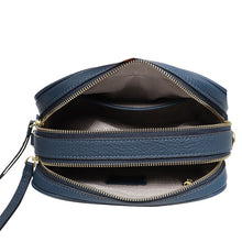 Load image into Gallery viewer, Charles Navy Genuine Leather Bag