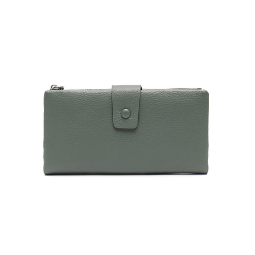 Winifred Teal Genuine Leather Wallet