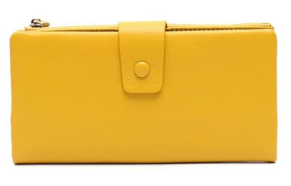 Winifred Yellow Genuine Leather Wallet