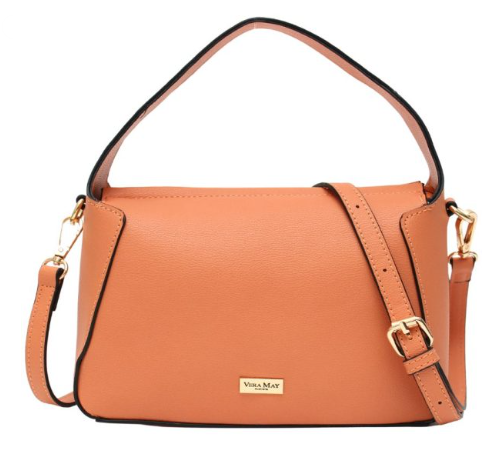 Whitney Coral Vegan Leather Handbag