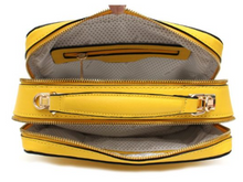 Load image into Gallery viewer, Twila Yellow Vegan Leather Handbag

