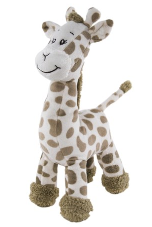 Cream Giraffe Safari Toy 25cm