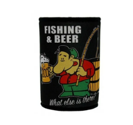 Stubby Holder Fishing And Beer