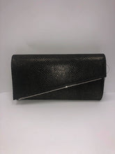 Load image into Gallery viewer, Joey Black Masquerade Clutch
