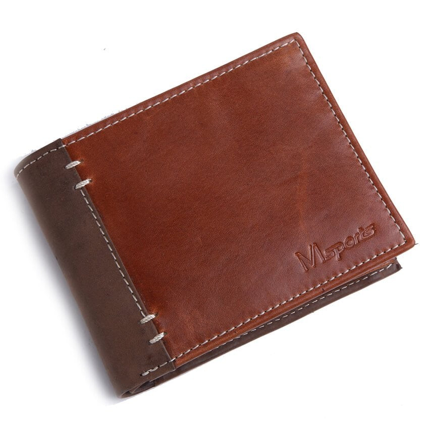 Ms1 Genuine Cowhide Leather Wallet