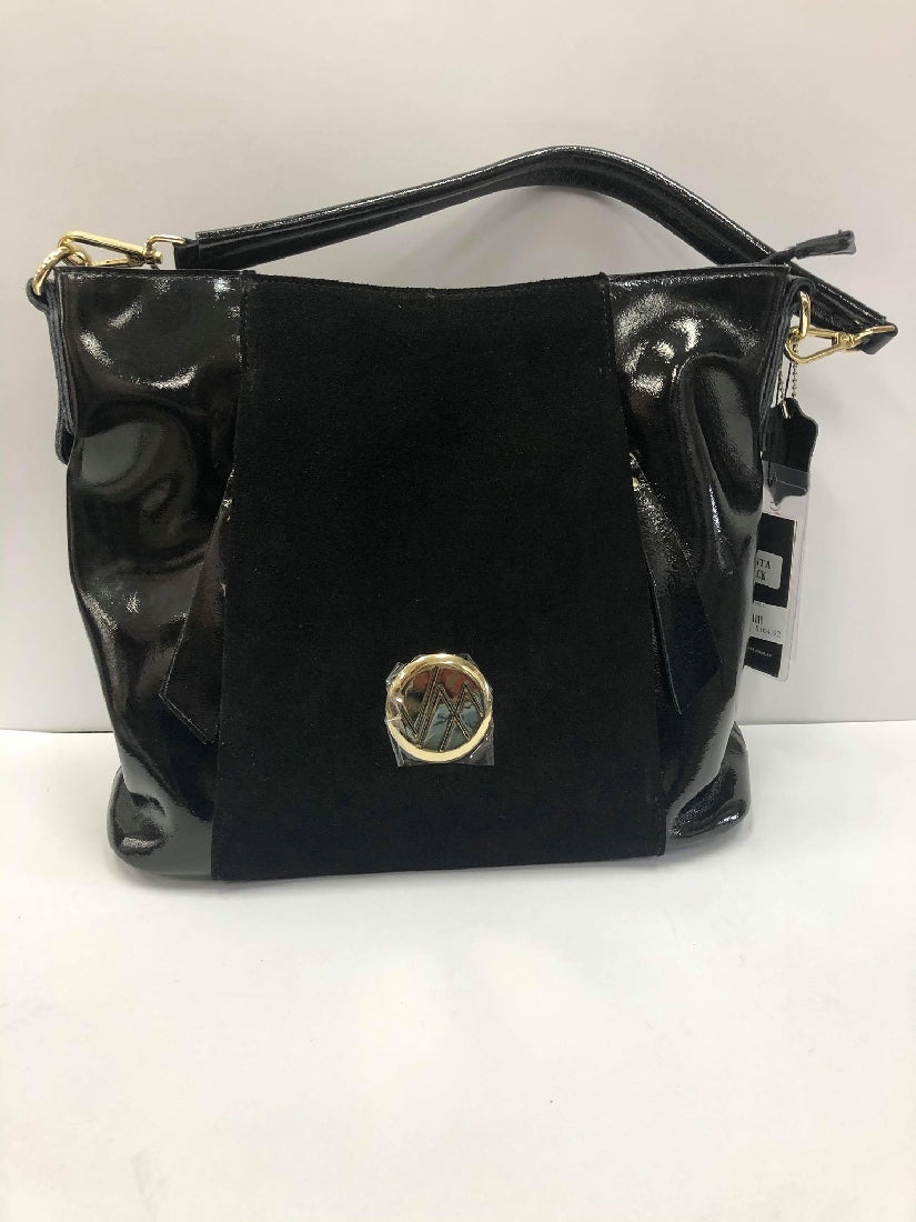 Cinta Black Genuine Leather Handbag