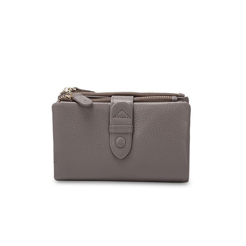 Payton Grey Leather Wallet