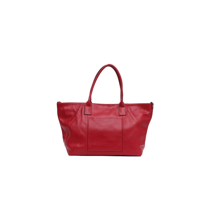 Phoebe Red Genuine Leather Handbag