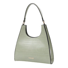 Load image into Gallery viewer, Ashley Mint Faux Leather Handbag
