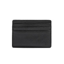 Load image into Gallery viewer, Mw6 Genuine Leather Card Holder Black
