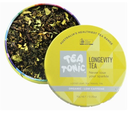 Tea Tonic Loose Leaf Longevity Tea Travel Tin