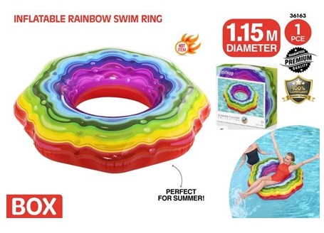 Rainbow Swim Ring