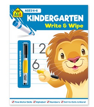 Load image into Gallery viewer, School Zone Write &amp; Wipe Kindergarten
